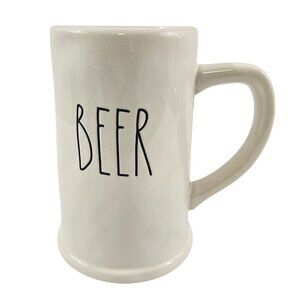 Rae Dunn Magenta Farmhouse 20 Oz Ceramic BEER Stein Mug